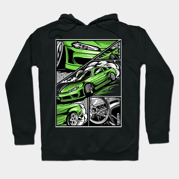 Silvia s15 drift Hoodie by RYZWORK